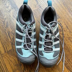 Chaco Hiking Walking Sneakers Shoes, Women Size 6, Redrock Marine Blue/Gray EUC